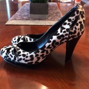 White House/Black Market leopard heels